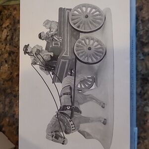 Dept 56 “Hitch-Up The Buckboard” Holiday Village Accessory Department 56 #54930